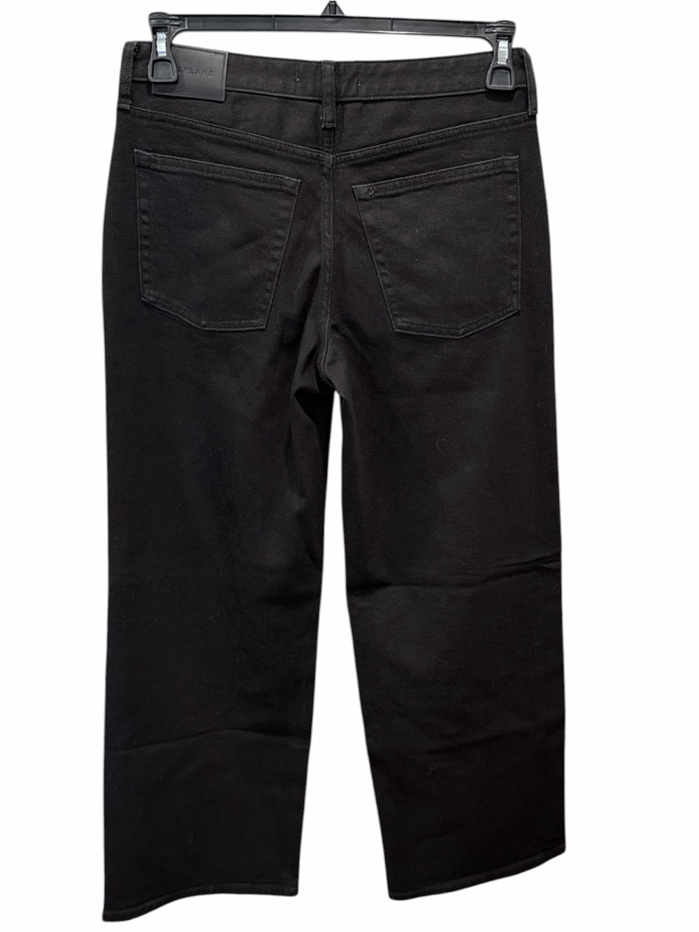 Everlane The Mid Way Jean 27R Black Straight Leg Organic Cotton High Rise - Picture 4 of 8
